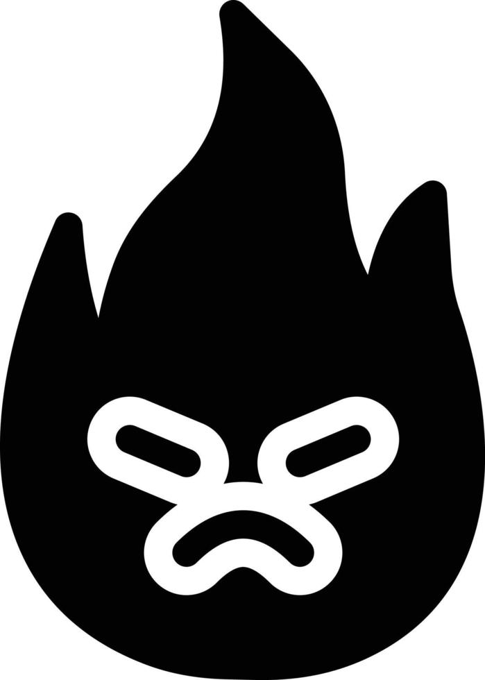 ilustración de vector de fuego en un fondo. símbolos de calidad premium. iconos vectoriales para concepto y diseño gráfico.