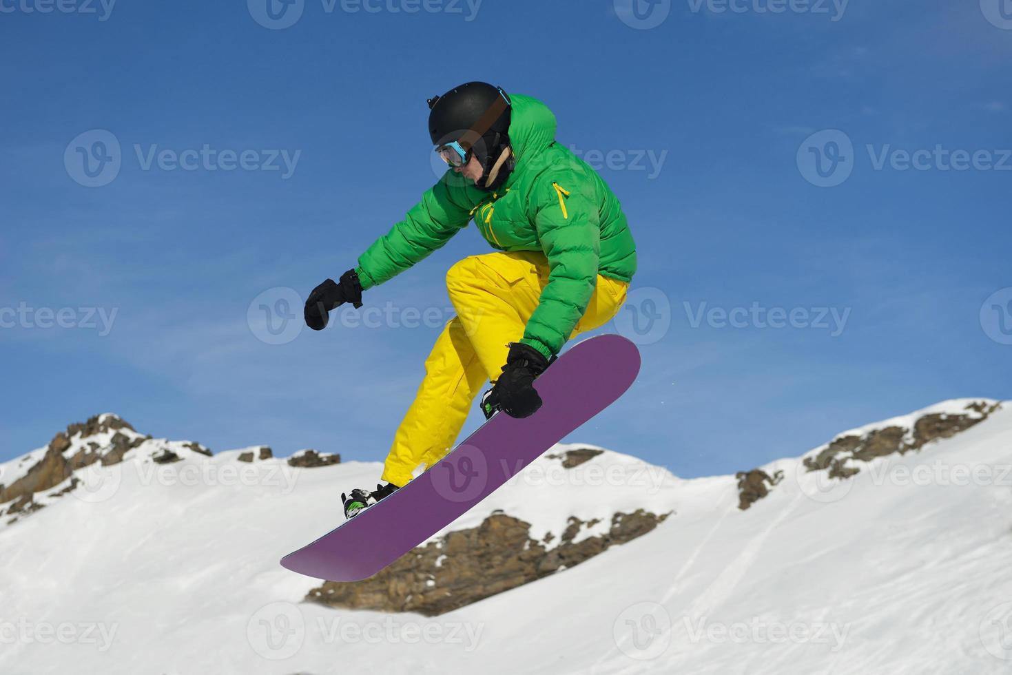Ski jump view photo
