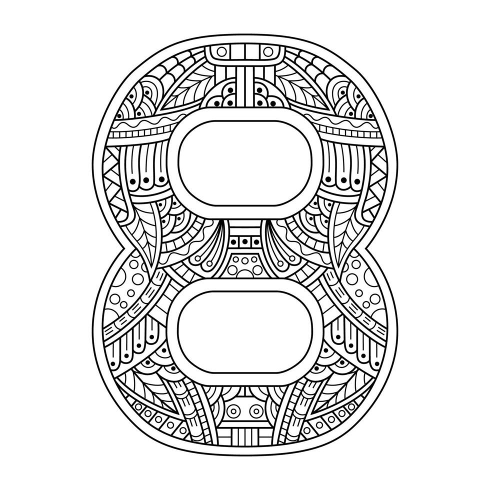 umber eight line art 11613532 Vector Art at Vecteezy