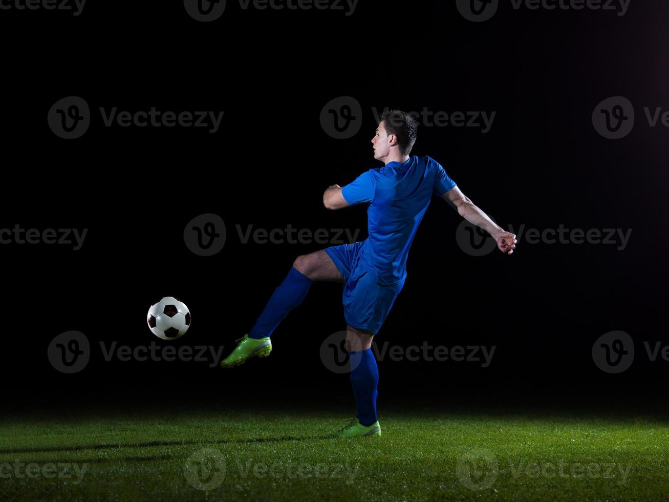 Soccer player view photo