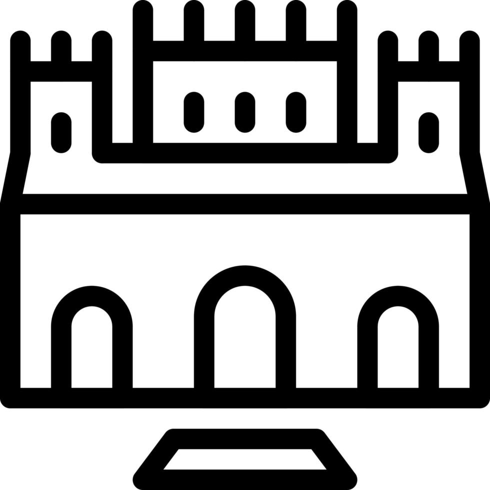 alhambra vector illustration on a background.Premium quality symbols.vector icons for concept and graphic design.