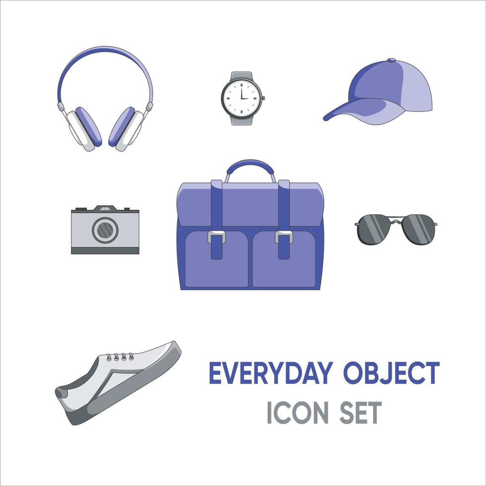 Everyday Object Icon Set vector