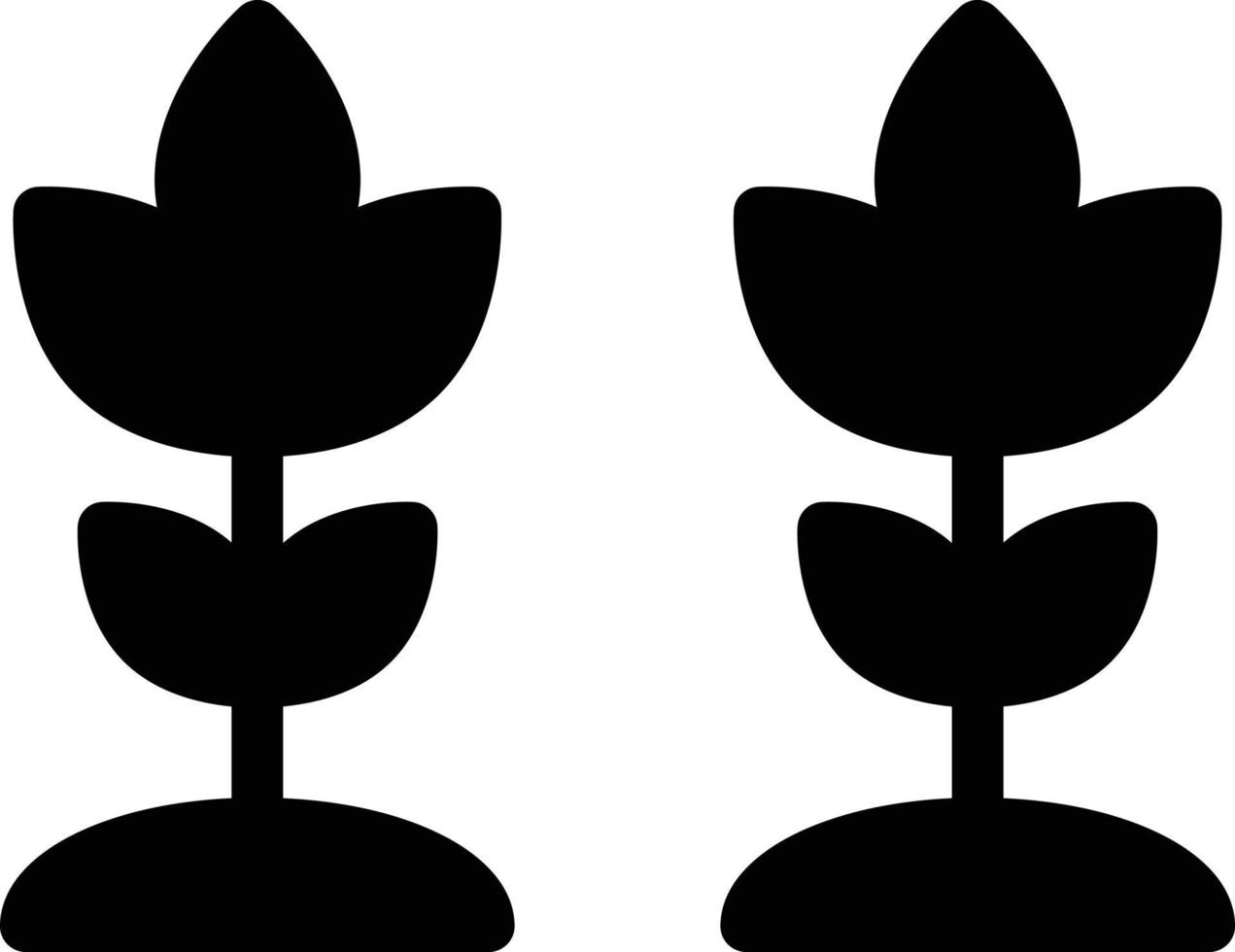 ilustración de vector de planta en un fondo. símbolos de calidad premium. iconos vectoriales para concepto y diseño gráfico.