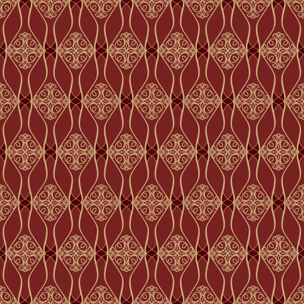 Geometric Seamless Pattern with Tribal Shape. Designed in Ikat, Boho, Aztec, Folk, Motif, Luxury Arabic Style. Ideal for Fabric Garment, Ceramics, Wallpaper. Vector Illustration