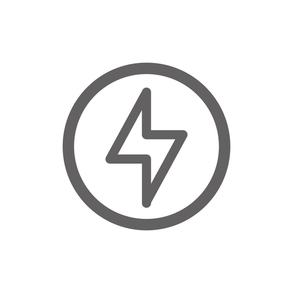 Power current icon. Perfect for web design or user interface applications. vector sign and symbol