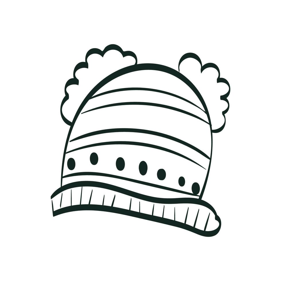 Hygge sticker in flat design for print vector