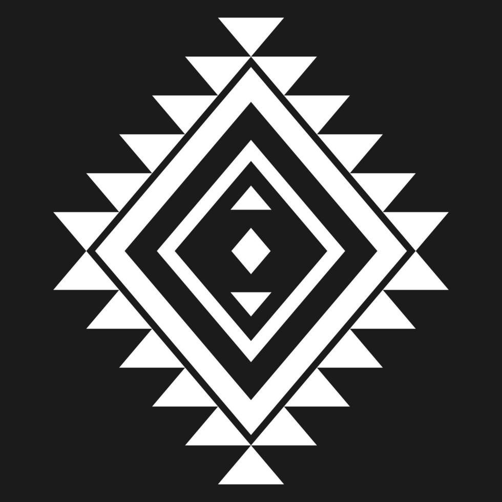 arte de patrones étnicos geométricos. estilo americano, mexicano. ornamento tribal azteca de fondo. vector