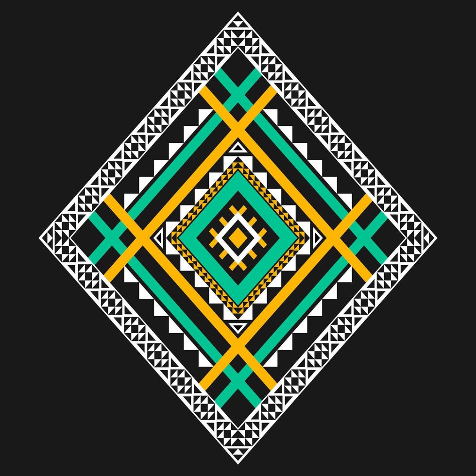 Geometric ethnic pattern art. American, Mexican style. Background Aztec tribal ornament. vector