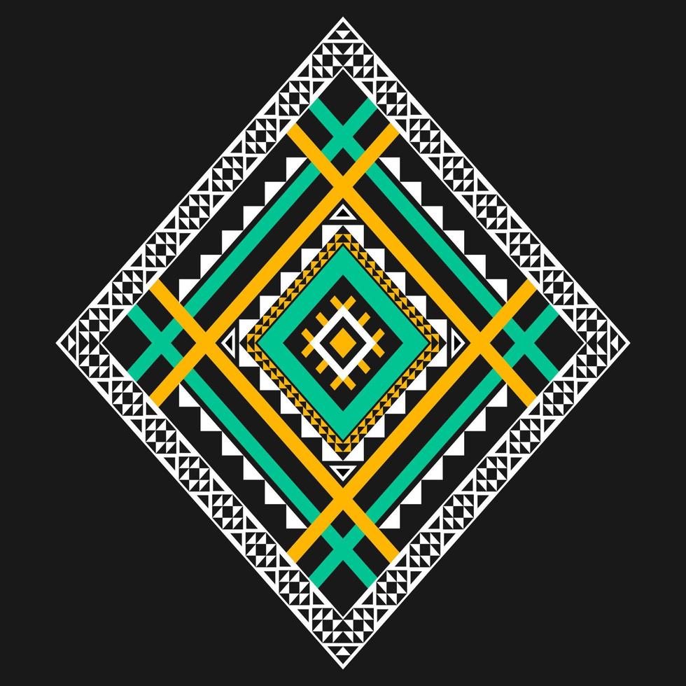 arte de patrones étnicos geométricos. estilo americano, mexicano. ornamento tribal azteca de fondo. vector