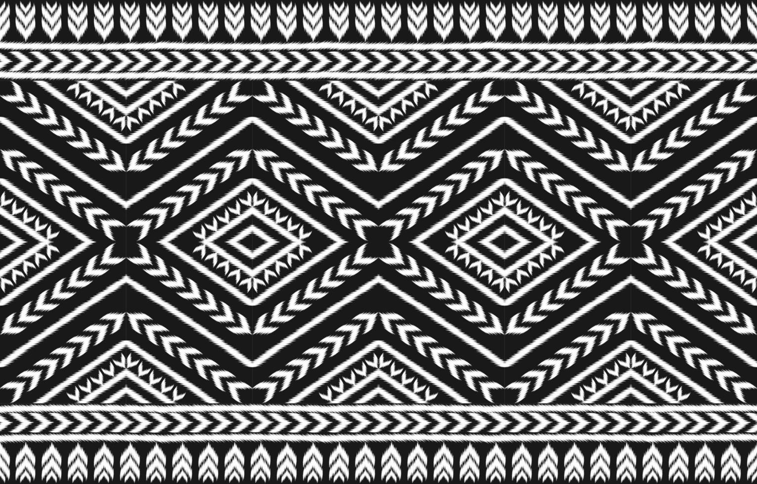 arte de patrón tribal étnico de alfombras. ikat étnico geométrico de patrones sin fisuras tradicional. vector