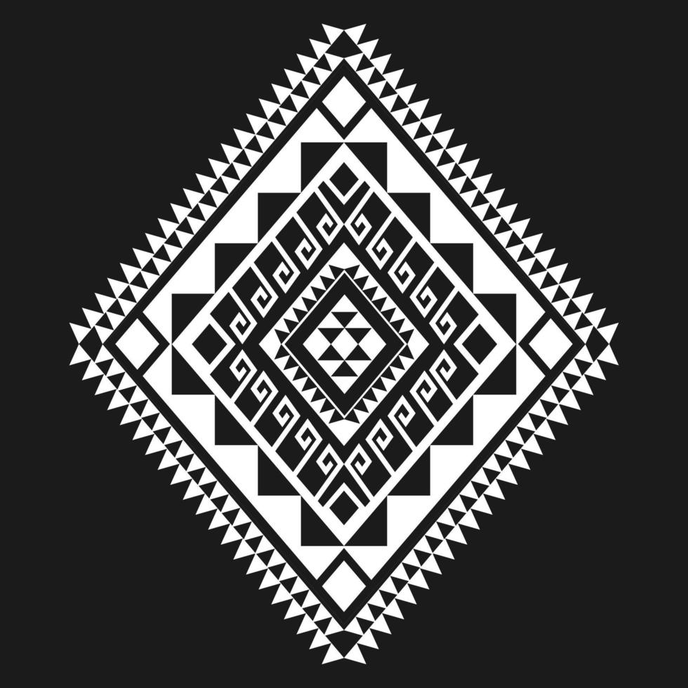 Geometric ethnic pattern art. American, Mexican style. Background Aztec tribal ornament. vector