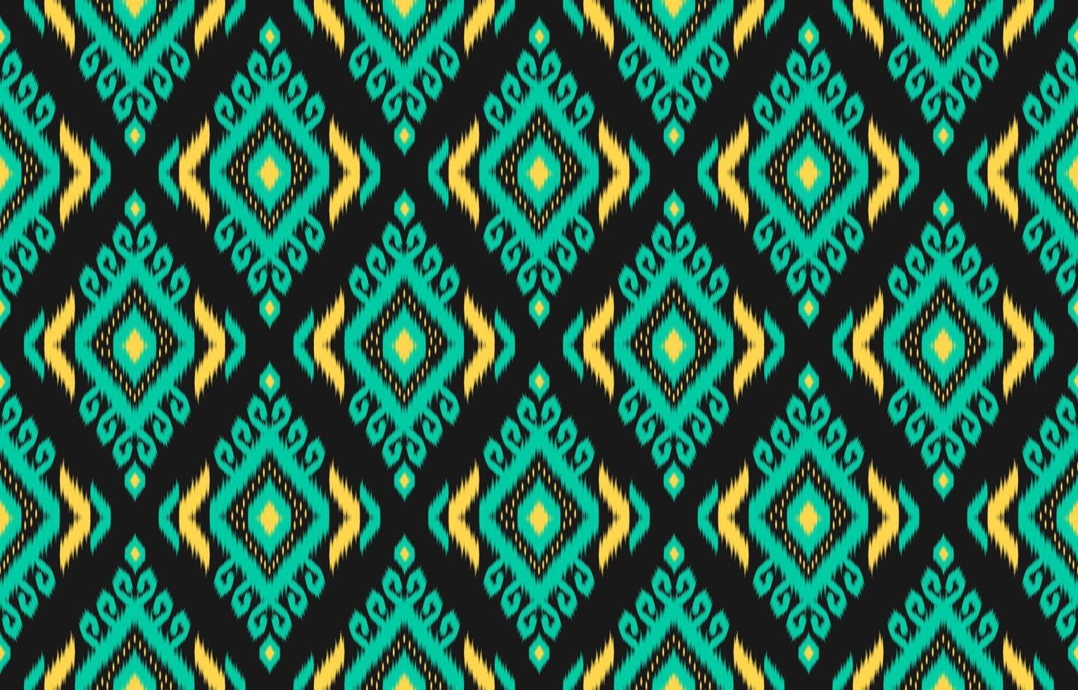 Abstract ethnic tribal pattern art. Ethnic ikat seamless pattern. American, Mexican style. vector
