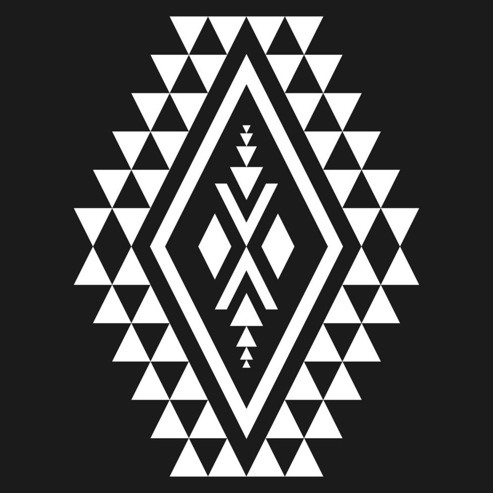 Geometric ethnic pattern art. American, Mexican style. Background Aztec tribal ornament. vector