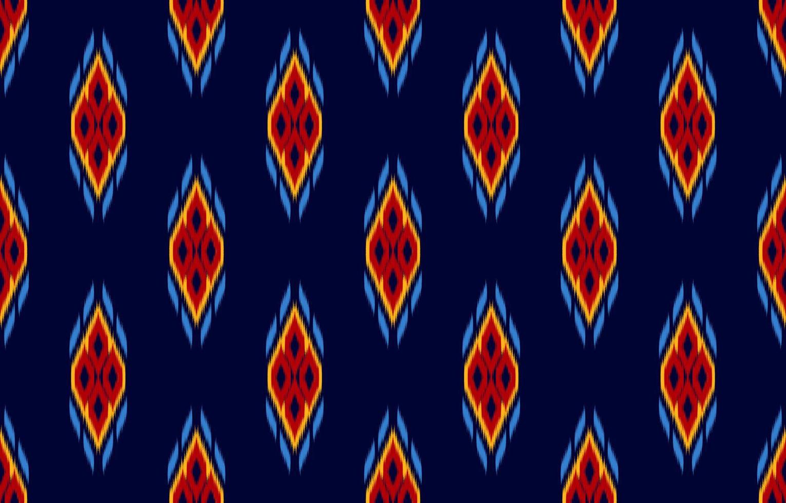 Abstract ethnic tribal pattern art. Ethnic ikat seamless pattern. American, Mexican style. vector