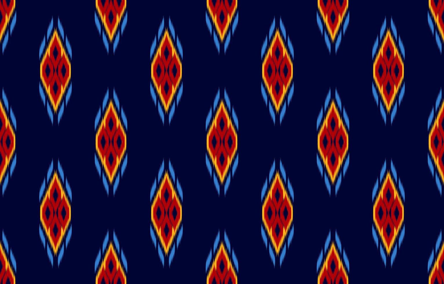 Abstract ethnic tribal pattern art. Ethnic ikat seamless pattern. American, Mexican style. vector