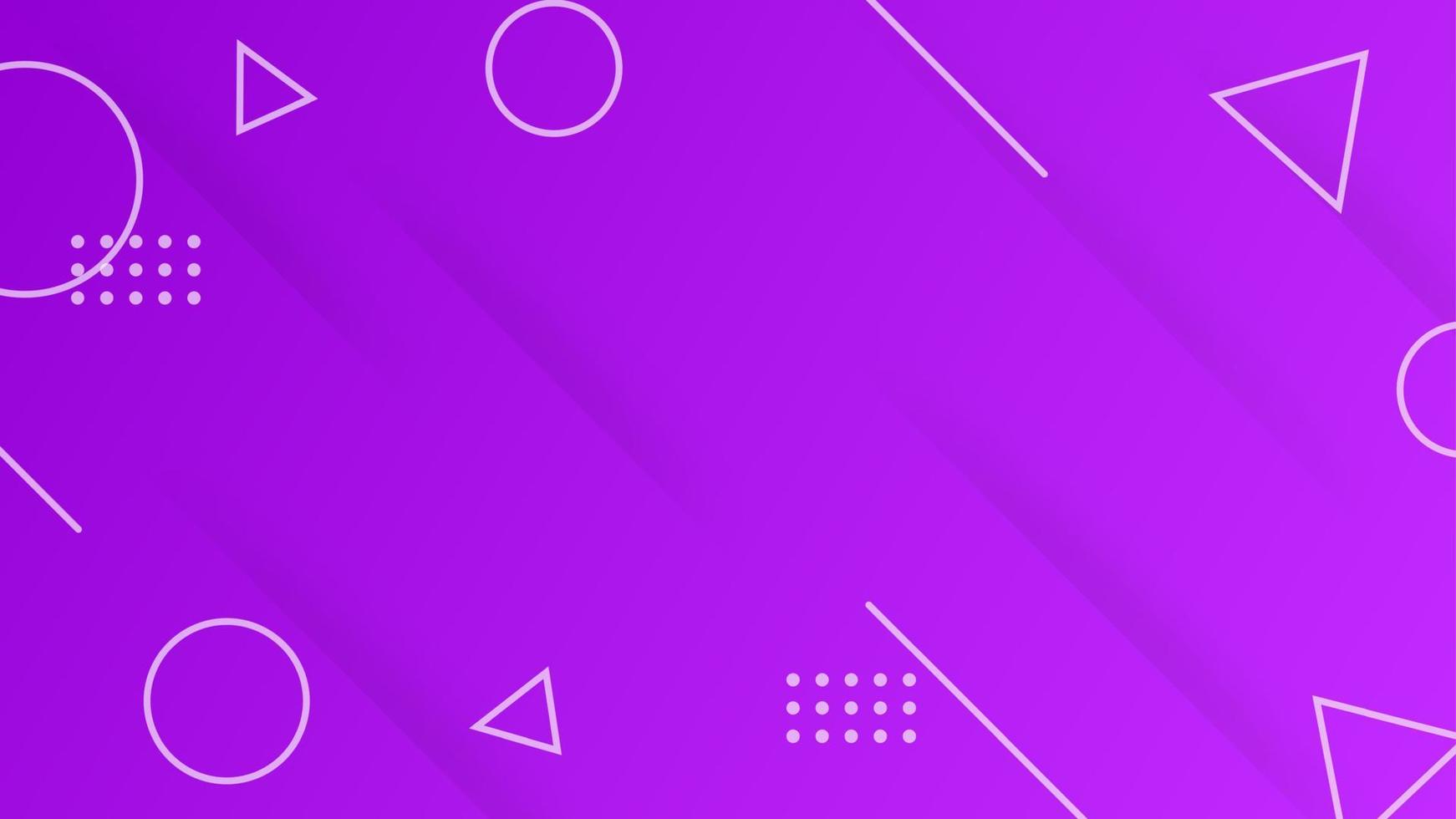 Abstract geometric shape background in purple colors. Business gradient banner. vector