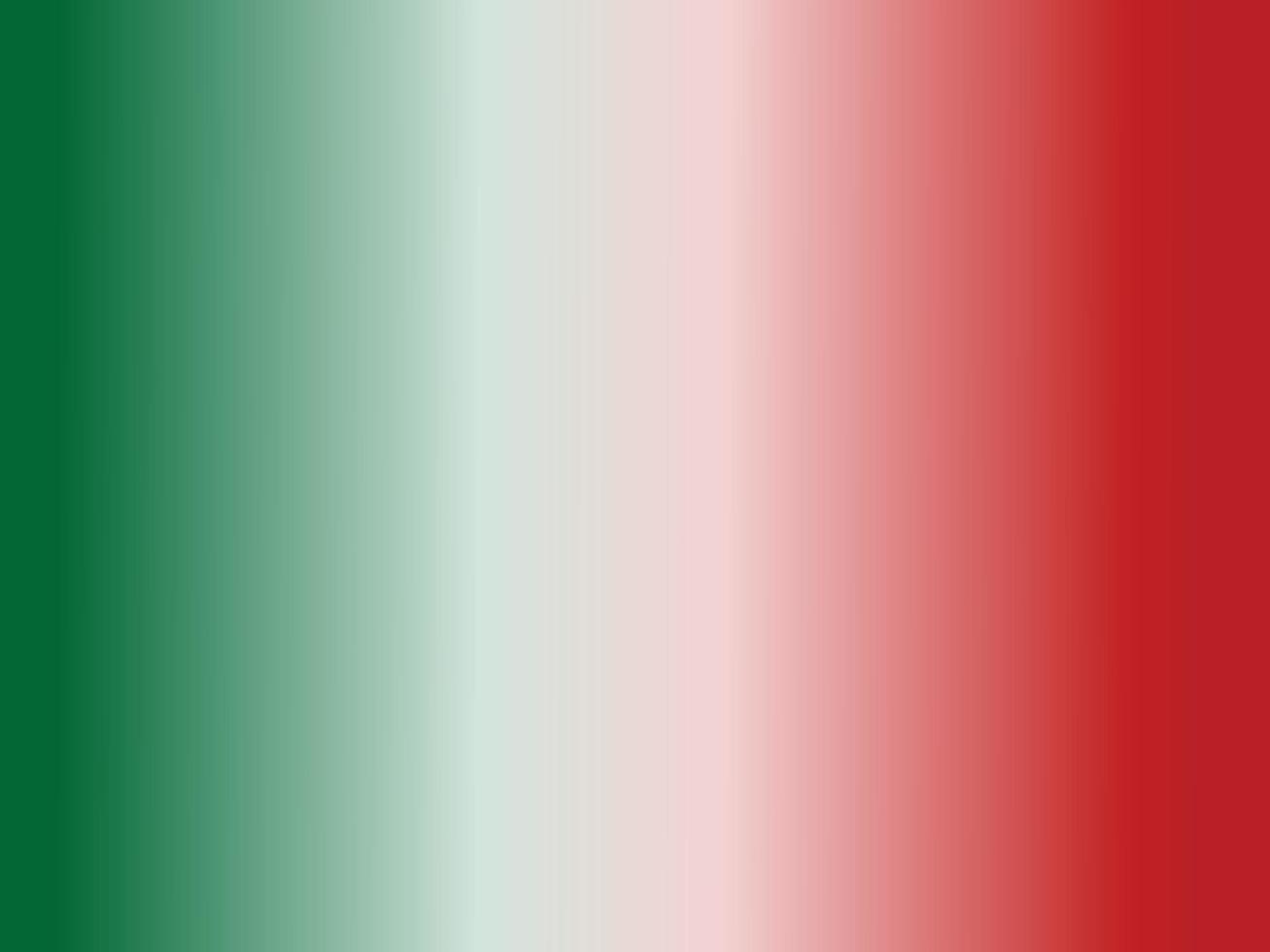 Italian flag gradient modern background vector