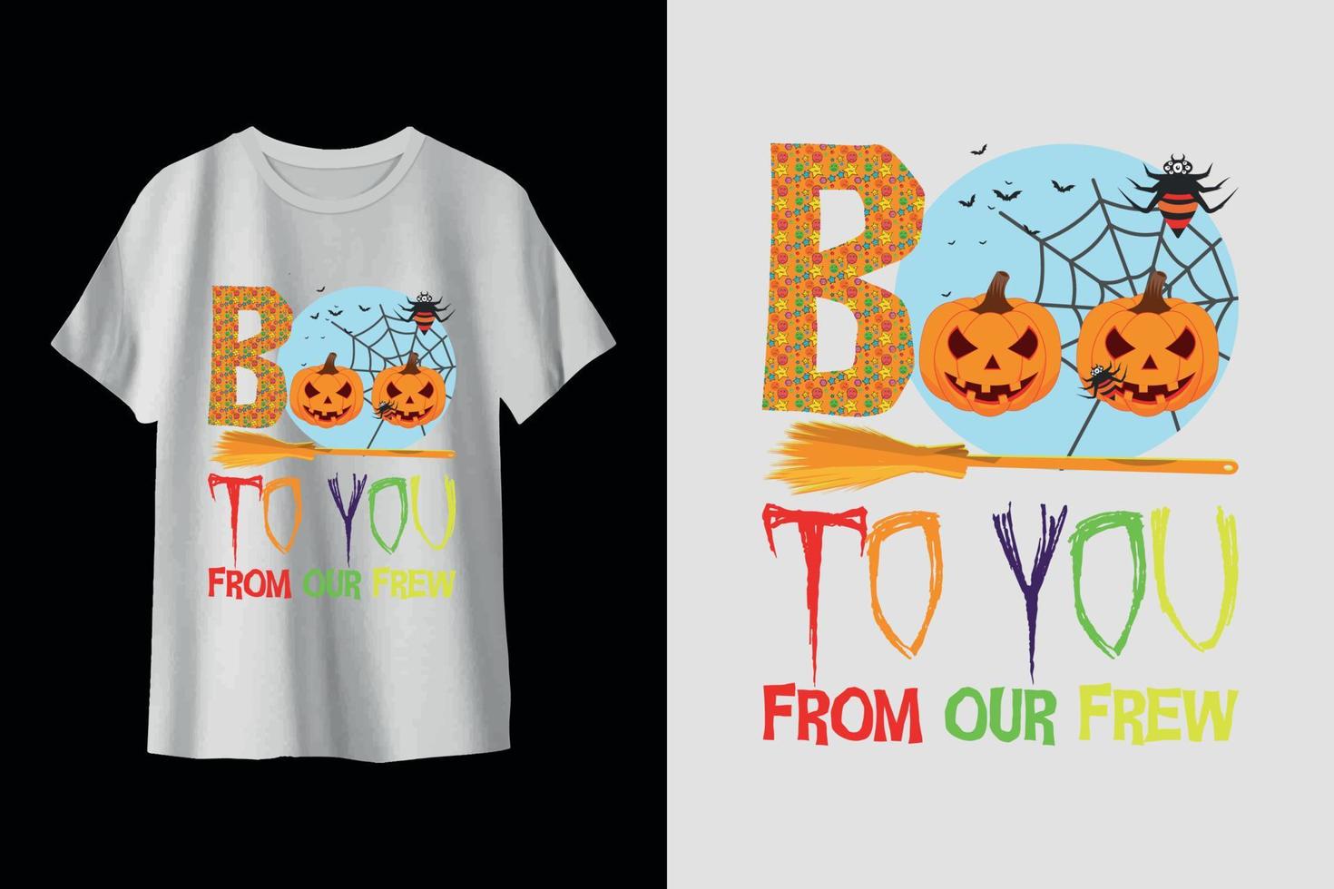 kids halloween t shirt design vector