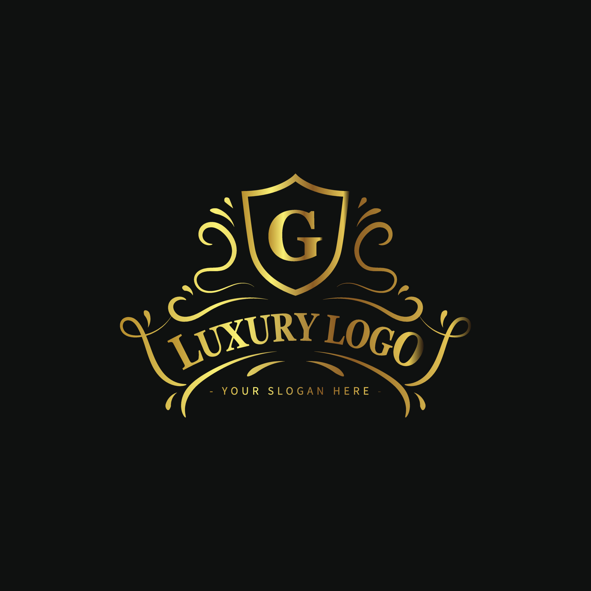 Modern luxury brand logo background 11614705 Vector Art at Vecteezy