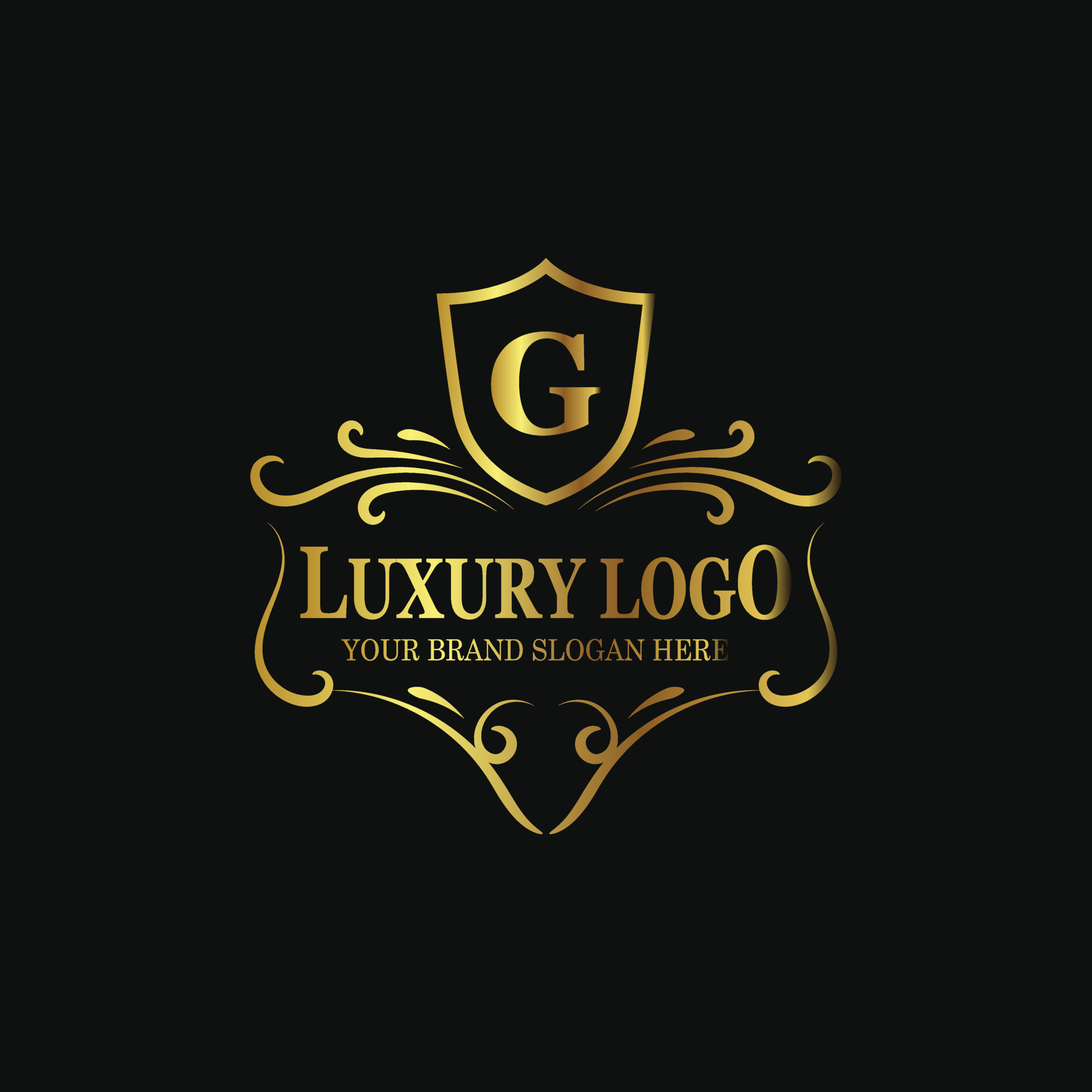 Modern luxury brand logo background 11614707 Vector Art at Vecteezy