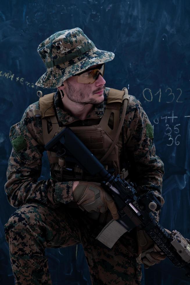 modern warfare soldier photo