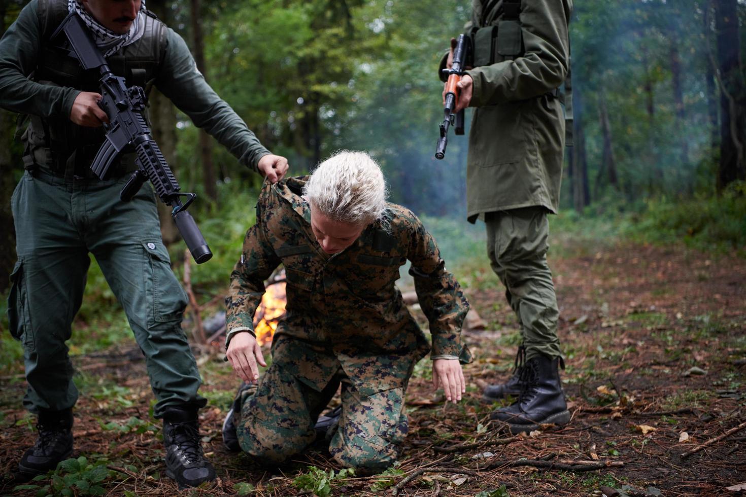 terrorists was capture alive woman soldier photo