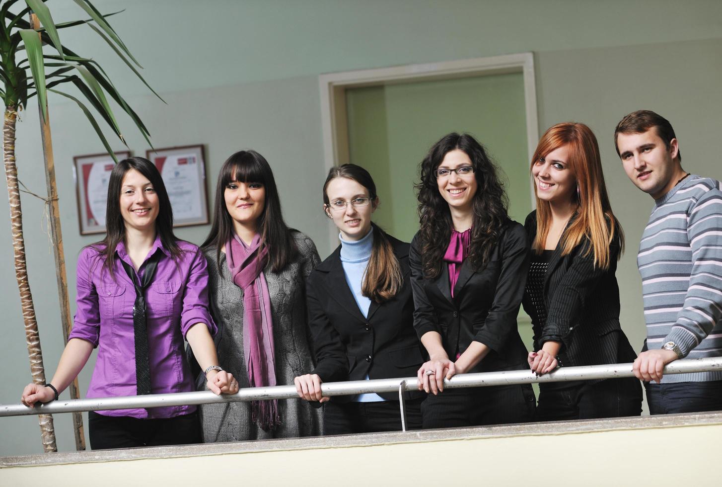 Student group portrait photo