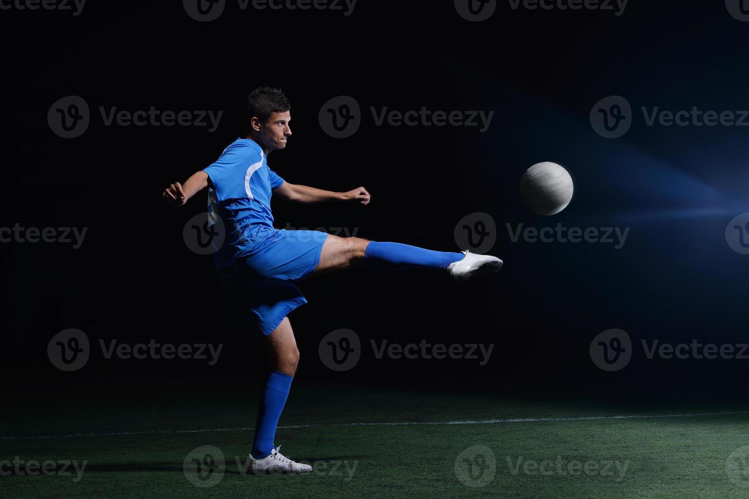 Soccer player view photo