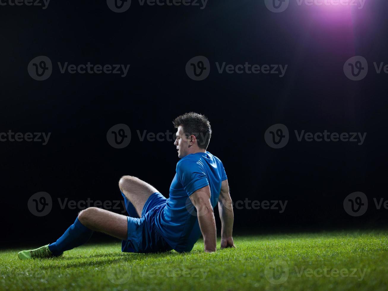 Soccer player view photo