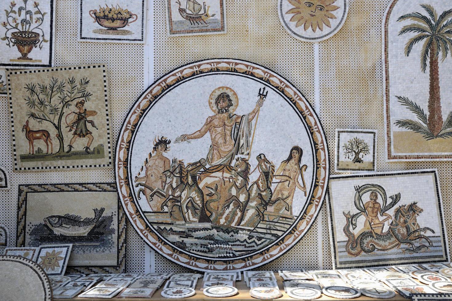 Mosaic art view photo