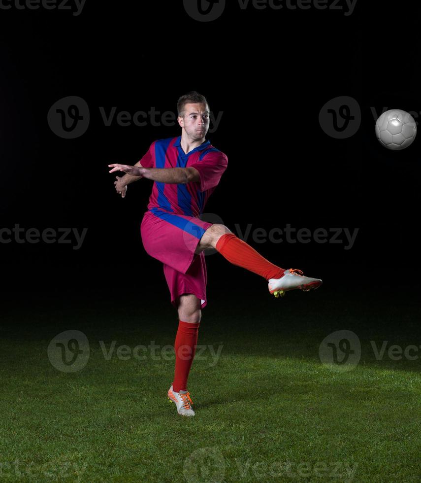 Soccer player view photo