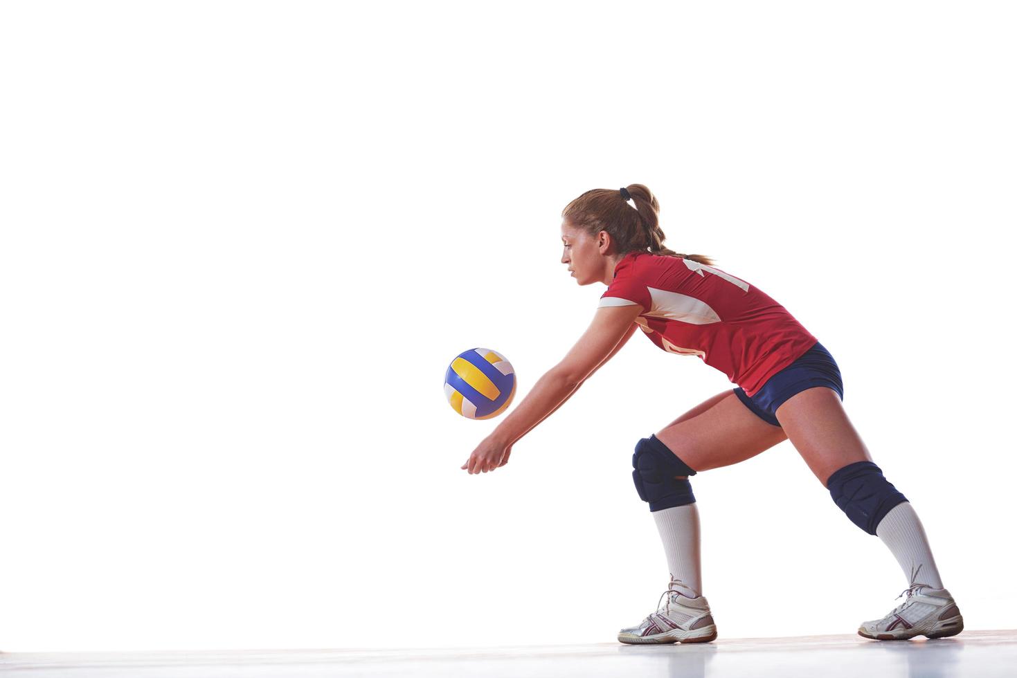 Volleyball player portrait photo