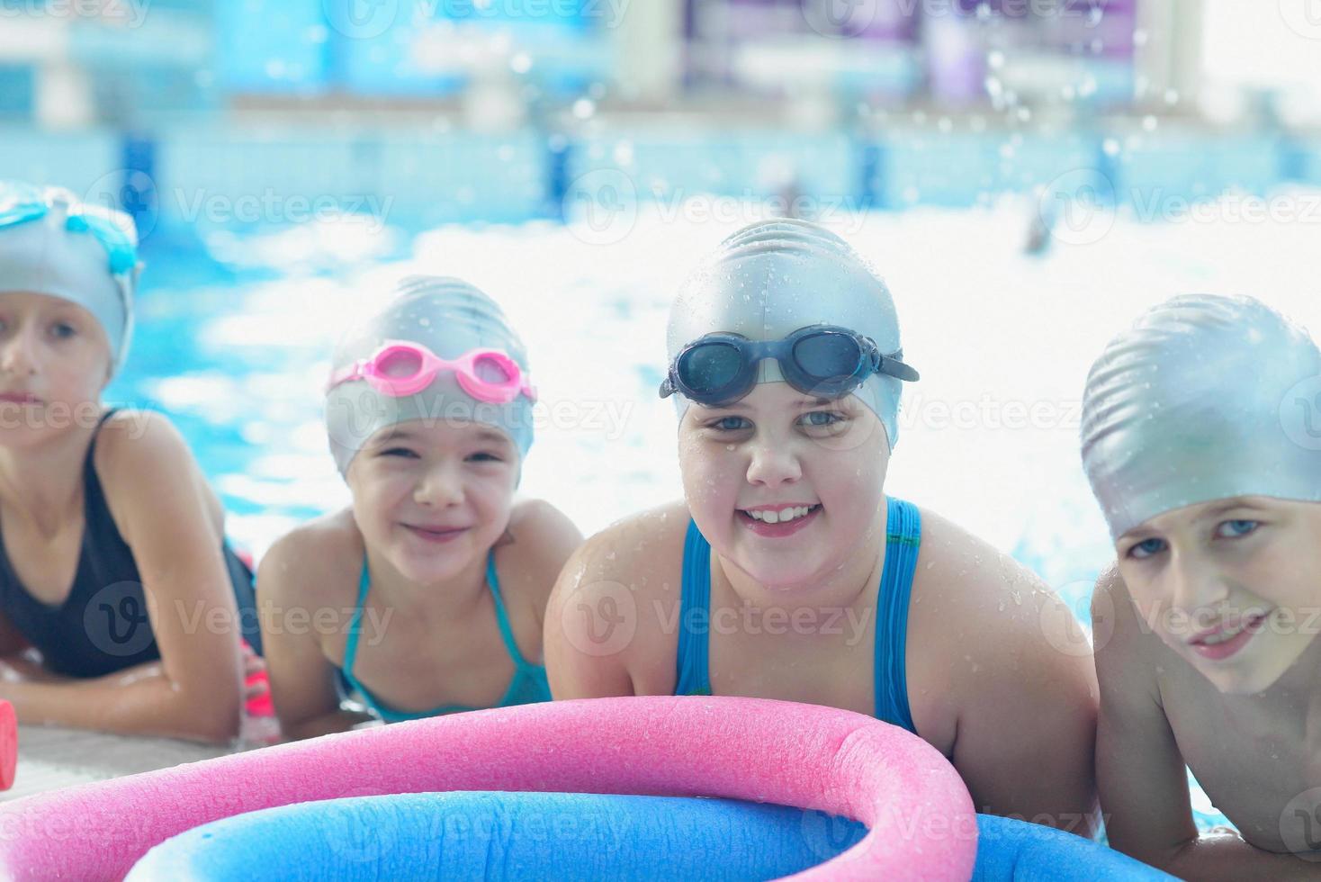 Group of swimmers photo