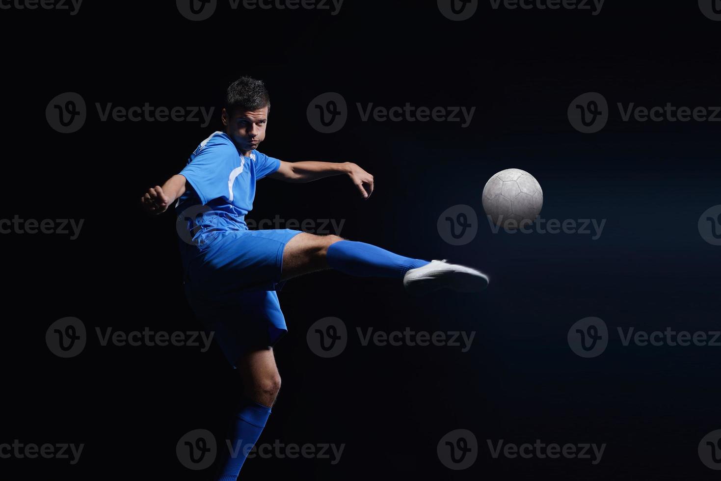 Soccer player view photo