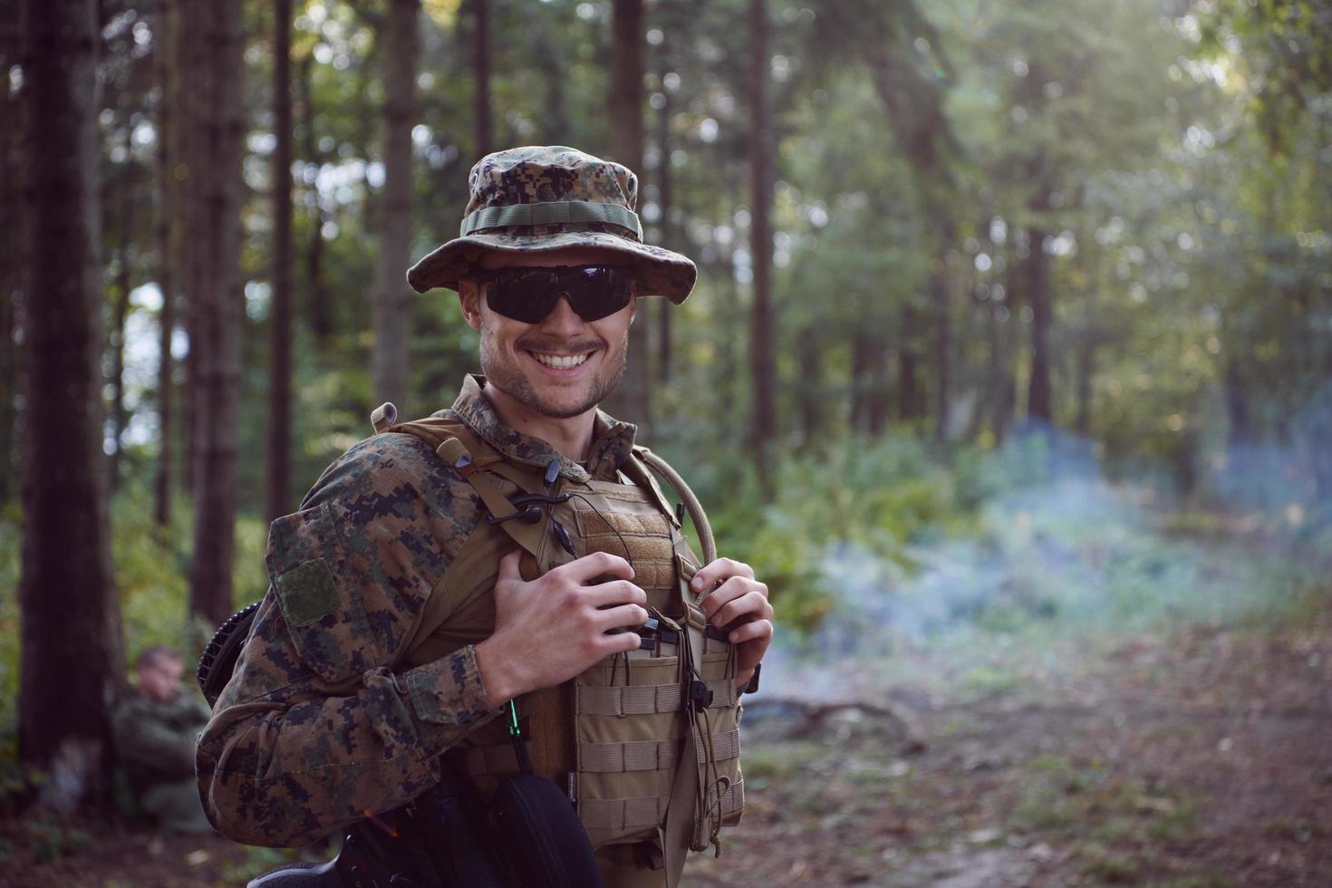 soldier portrait view photo