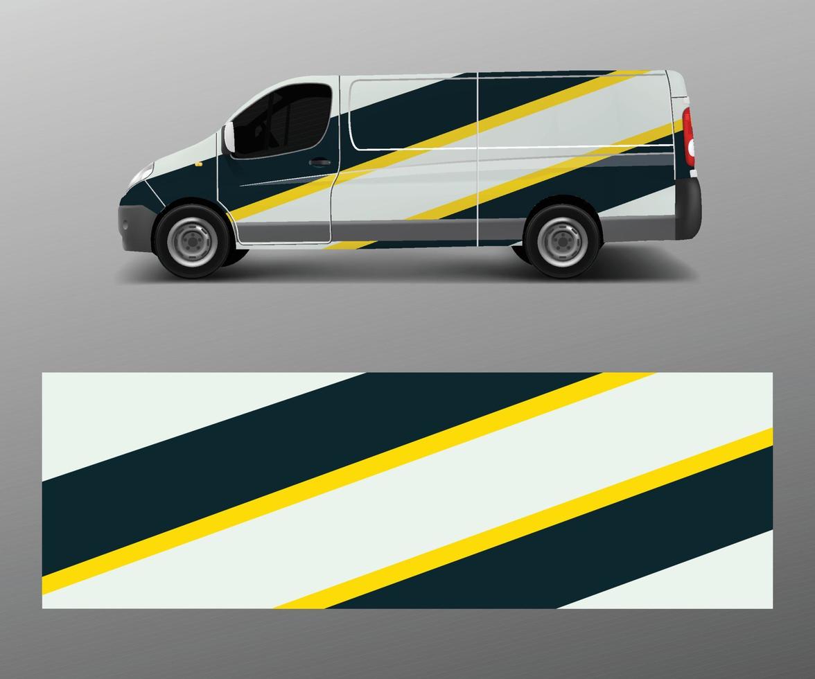 Car decal van designs . Wrap designs template vector. vector