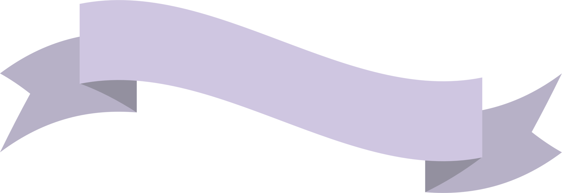 Purper lint en banier png