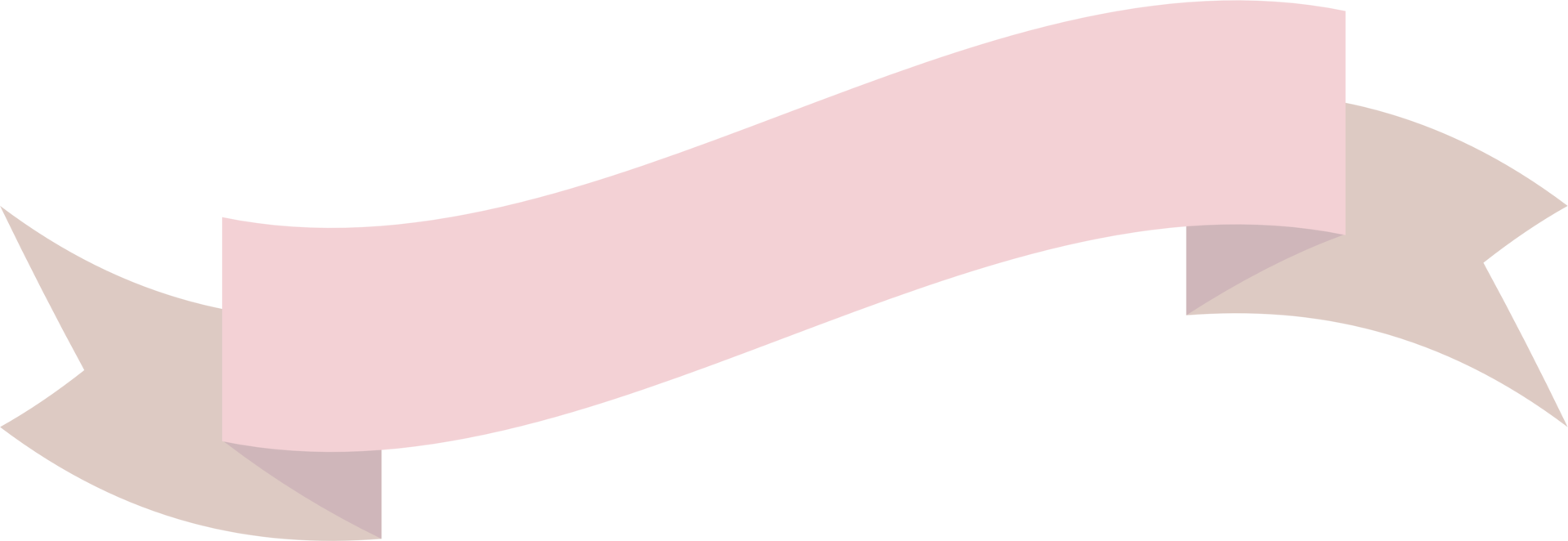 rosa pastell band och baner png