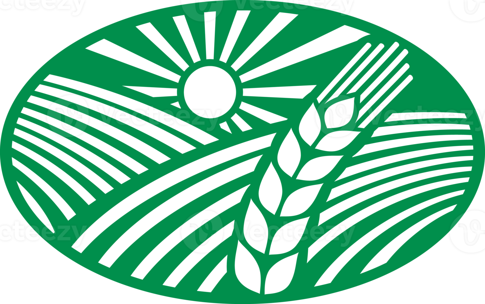 Wheat Sign - Badge Illustration png