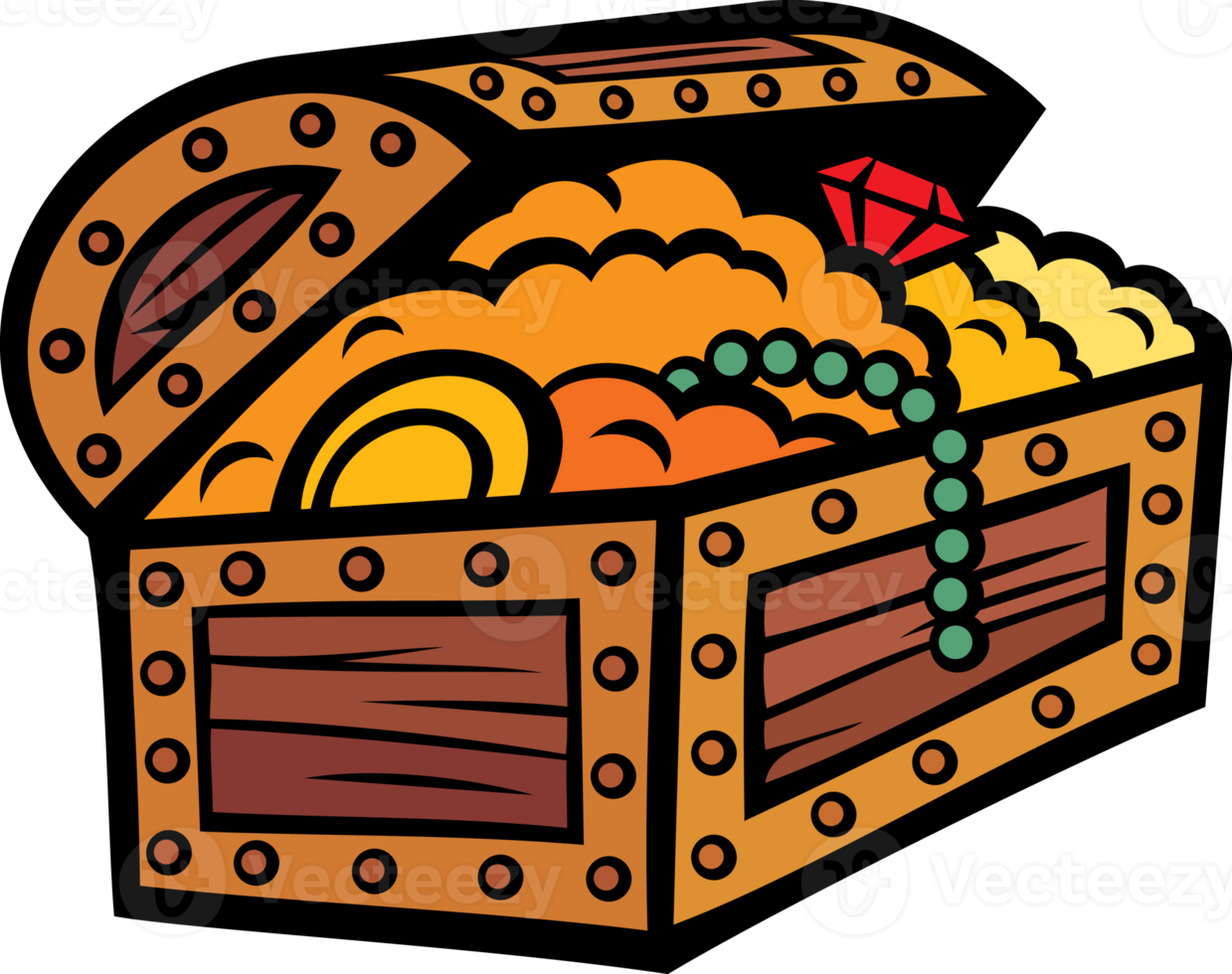 Treasure Chest Illustration png