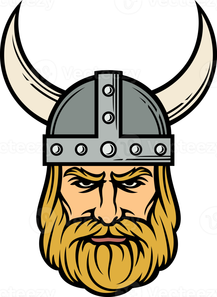 Viking Head illustration png