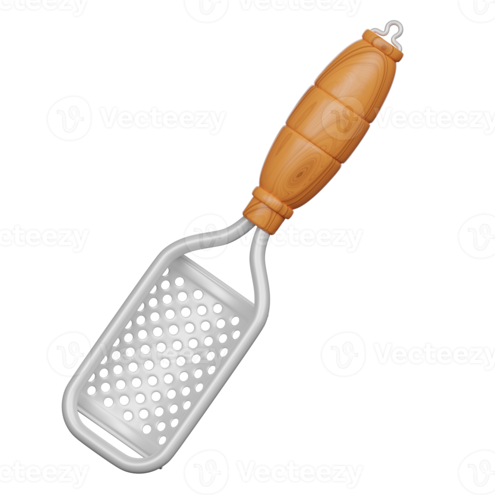 3D Cheese grater illustration png