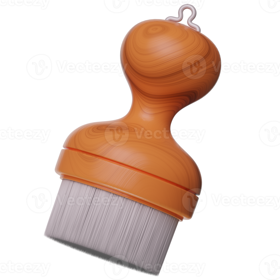 3D Kitchen brush illustration png