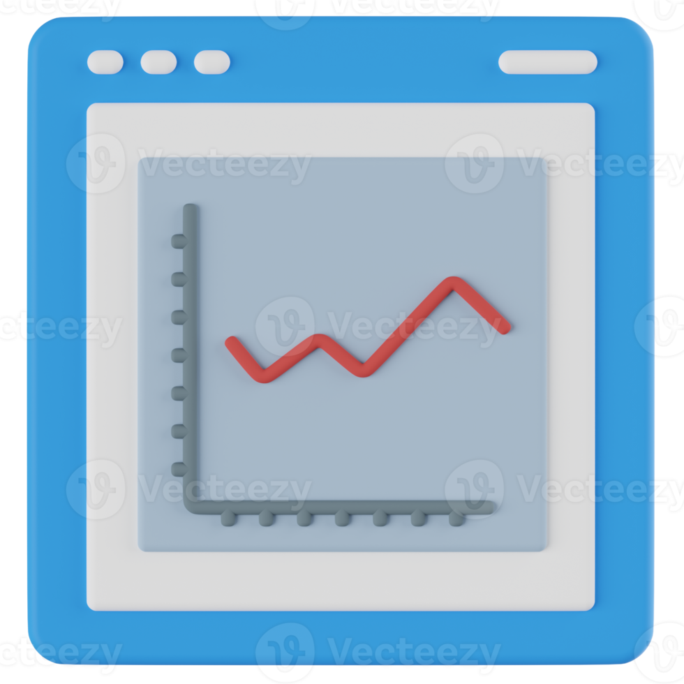 Data Analytics 3D Illustration png