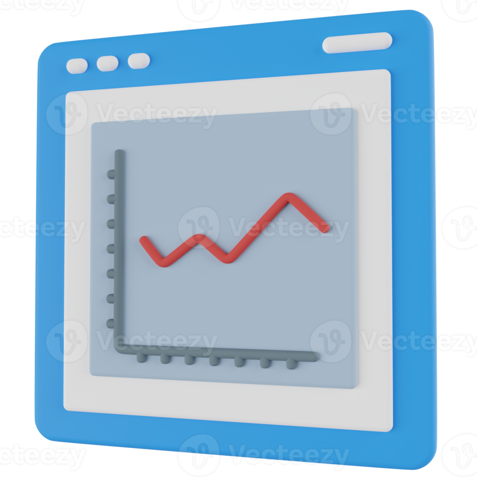 Data Analytics 3D Illustration png