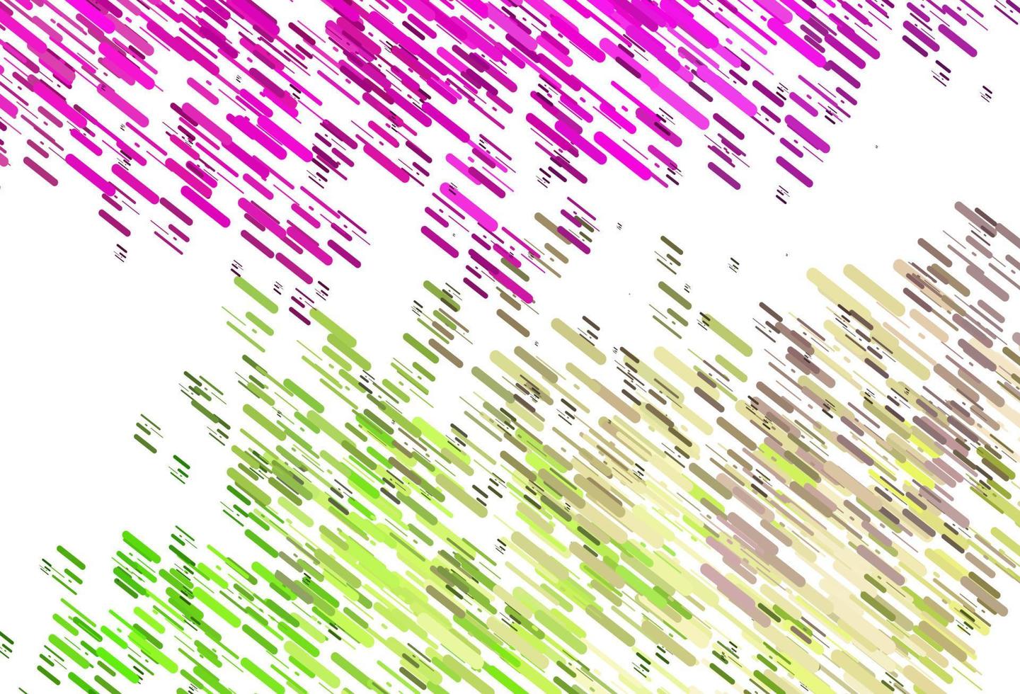 Light Pink, Green vector texture with colorful lines.