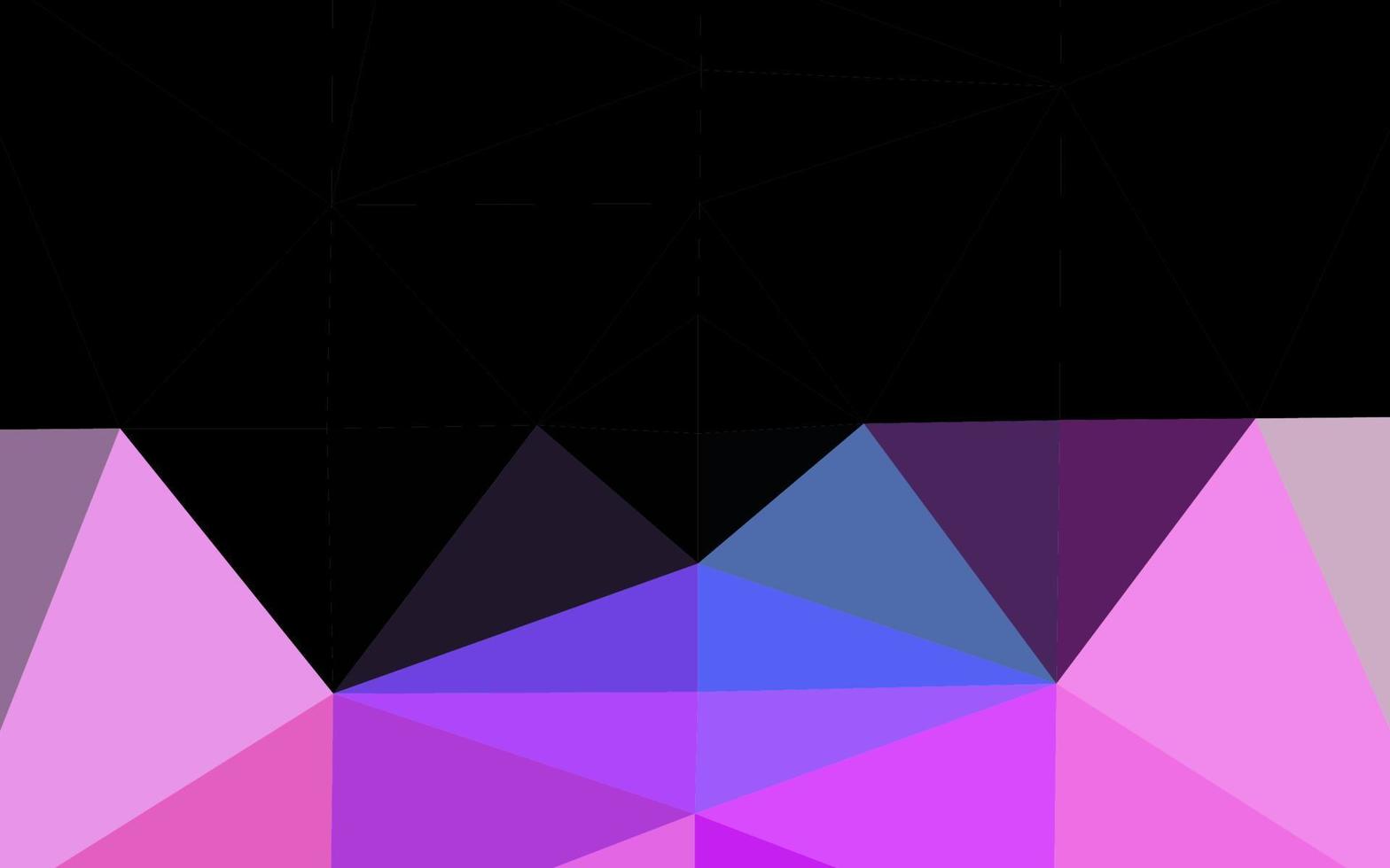 Light Pink, Blue vector polygon abstract background.