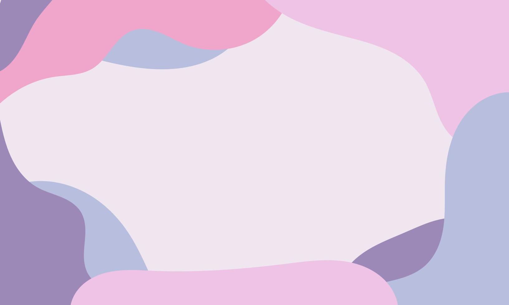 Aesthetic abstract background with soft pastel color. Organic shapes in art background. Blob liquid background with soft pastel color. vector