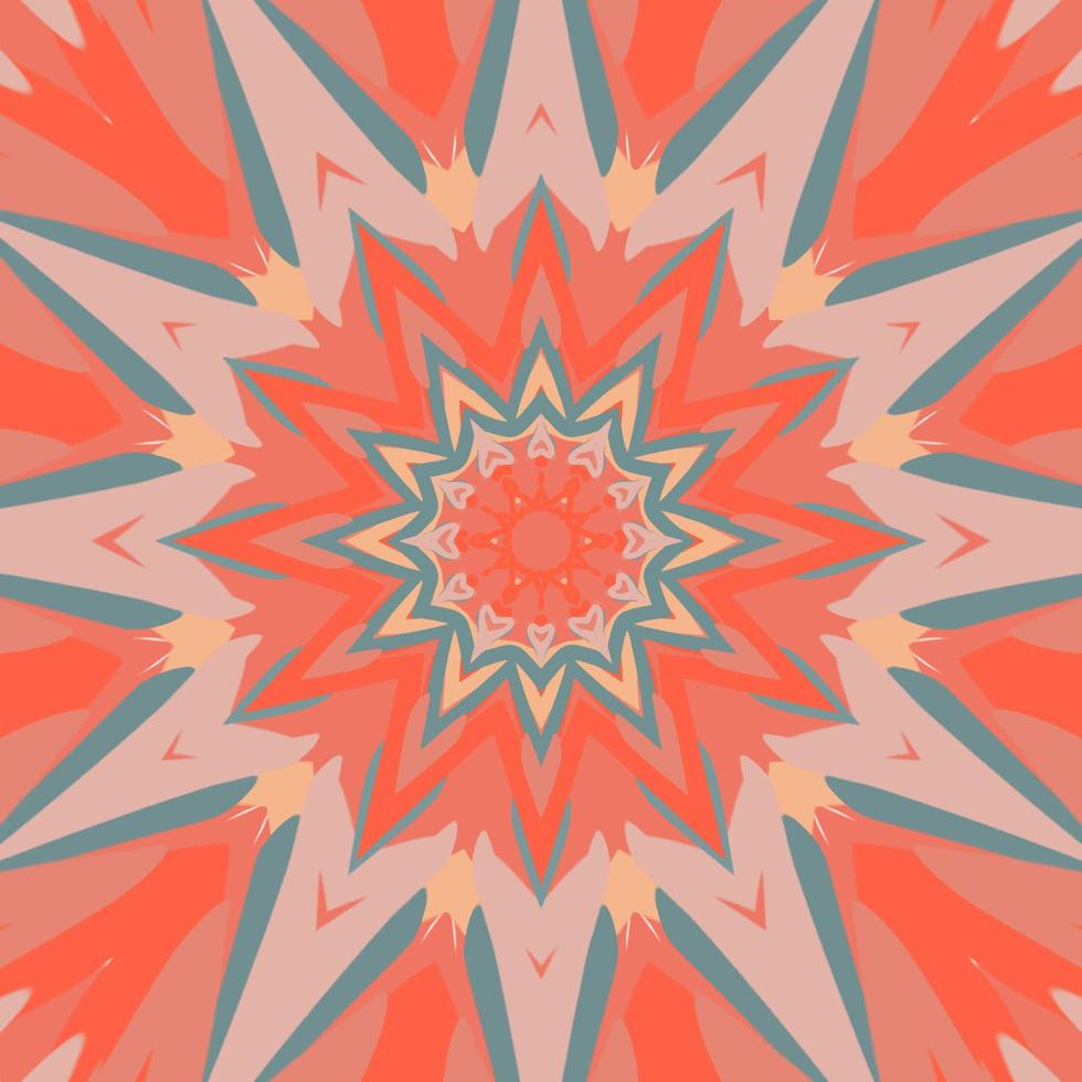 Abstract kaleidoscope background. Beautiful kaleidoscope seamless pattern. Multicolor mosaic texture. Seamless kaleidoscope texture. Unique kaleidoscope design vector