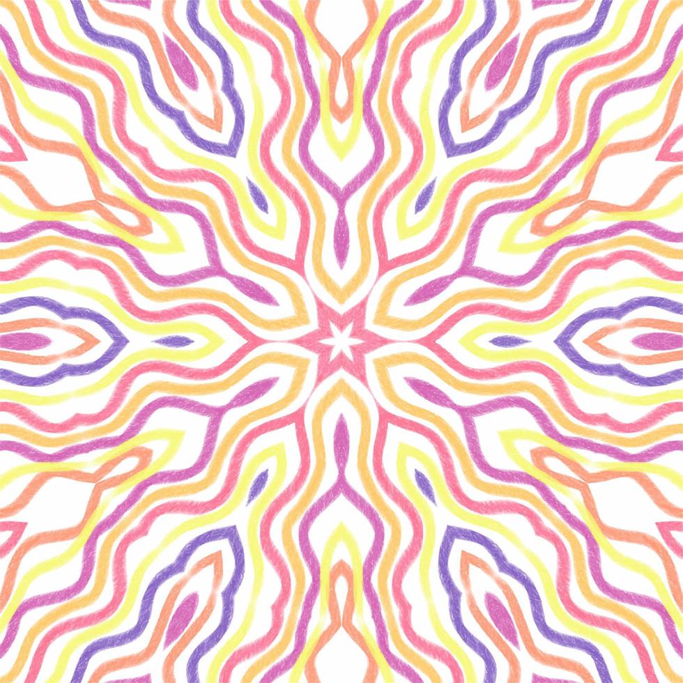 Abstract kaleidoscope background. Beautiful kaleidoscope seamless pattern. Multicolor mosaic texture. Seamless kaleidoscope texture. Unique kaleidoscope design vector